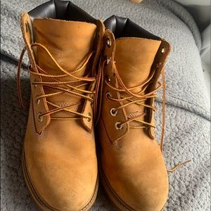 Timberland boots.